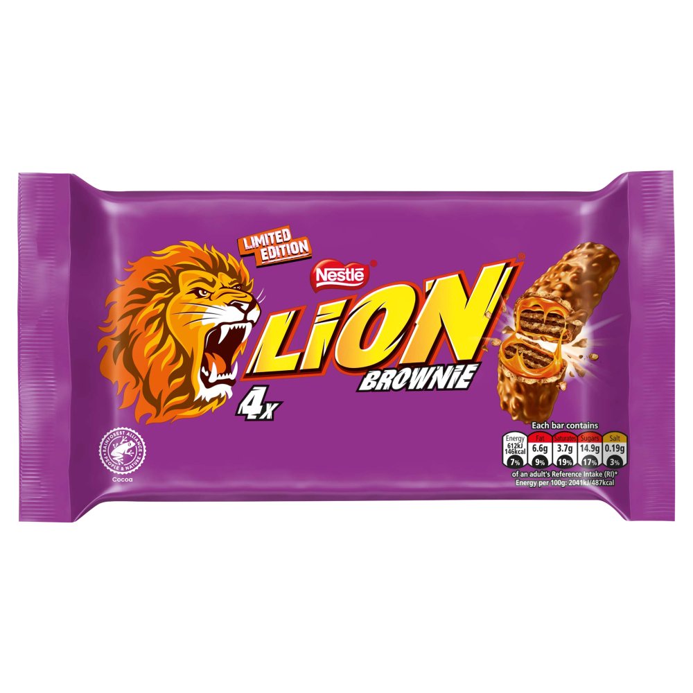 Lion Chocolate Bar 4 Pack Multipack 120g £1.99