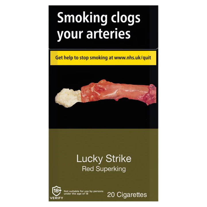 Lucky Strike cigarette - Red Superking