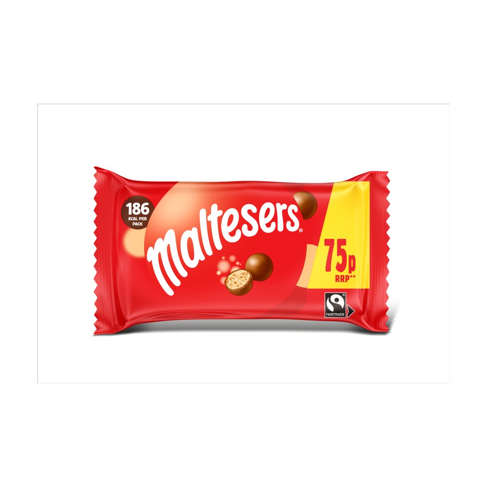 Maltesers Milk Chocolate & Honeycomb Snack Bag 75p PMP 37g