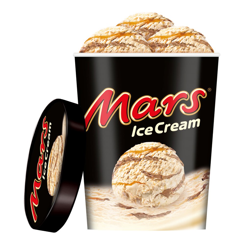 Mars Chocolate Caramel Ice Cream Tub 500ml icecream