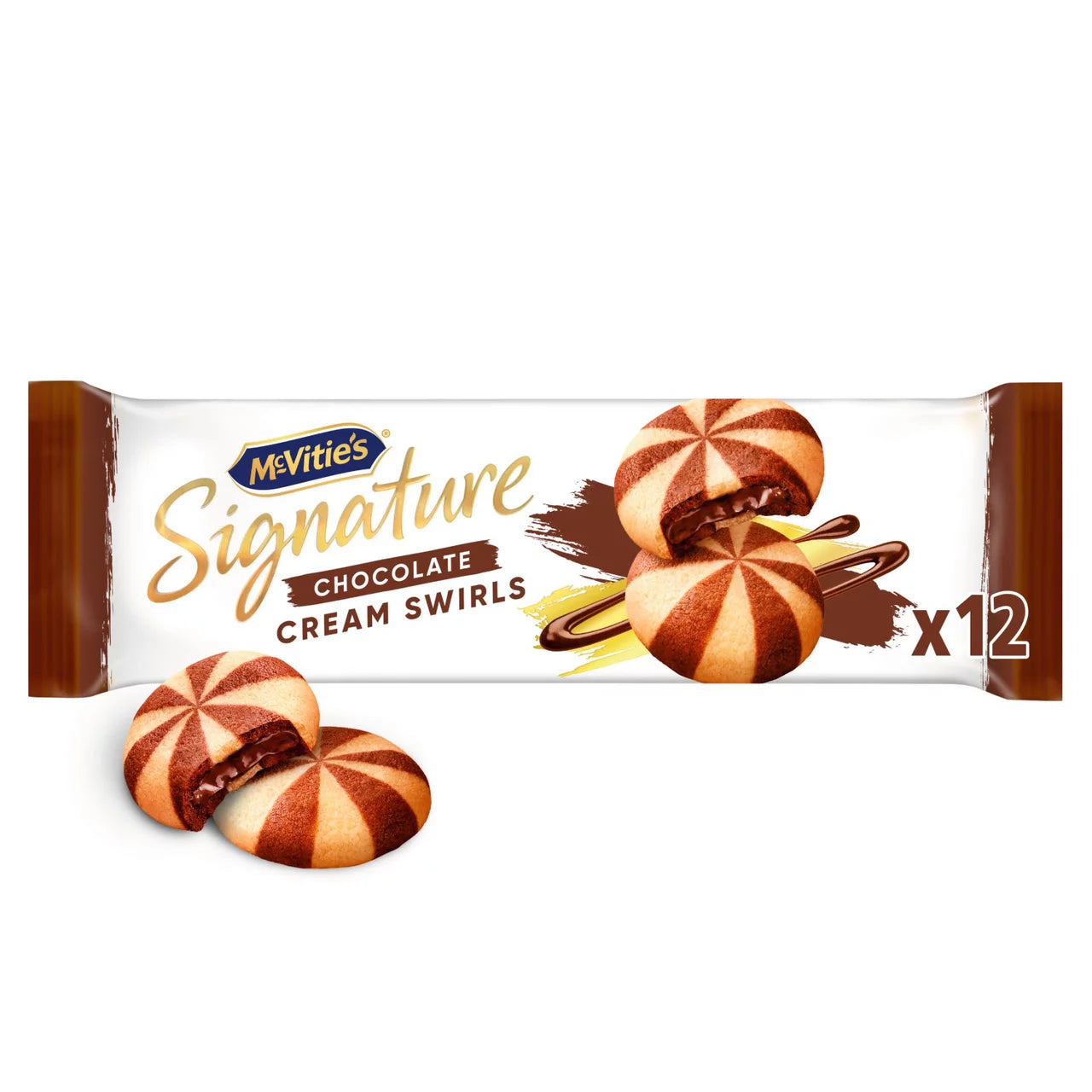McVitie's Signature Chocolate Cream Swirls Biscuits 142g £1.99
