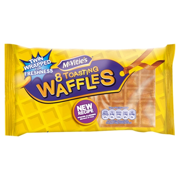 Mcvities Toasting Waffles 8's