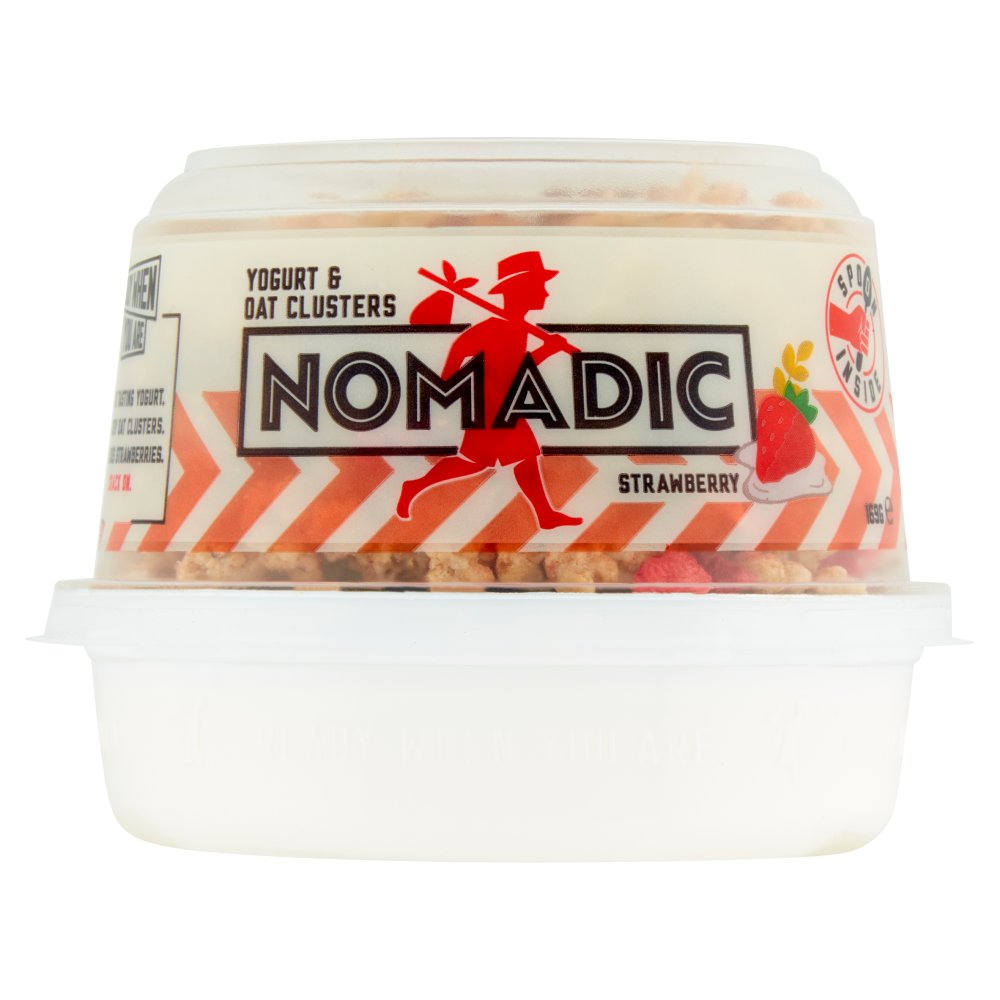Nomadic Yogurt & Oat Clusters Strawberry 169g £1.69