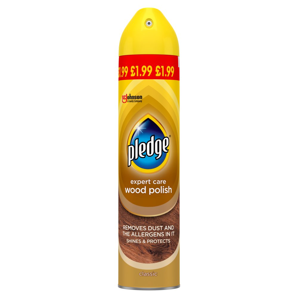 Pledge Wood Polish £1.99PM