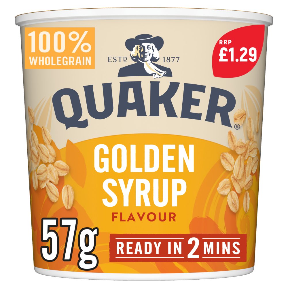 Quaker Oat So Simple Golden Syrup Porridge Pot £1.29