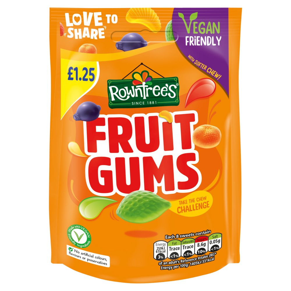 Rowntree's Sweets Sharing Bag 120g PMP £1.25