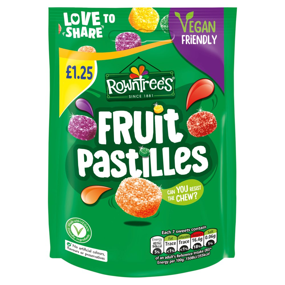 Rowntree's Sweets Sharing Bag 120g PMP £1.25