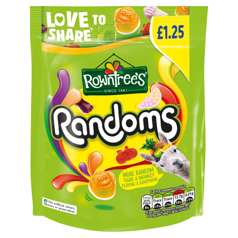 Rowntree's Sweets Sharing Bag 120g PMP £1.25