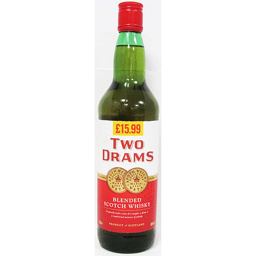 Two Drams Blended Scotch Whisky 70cl