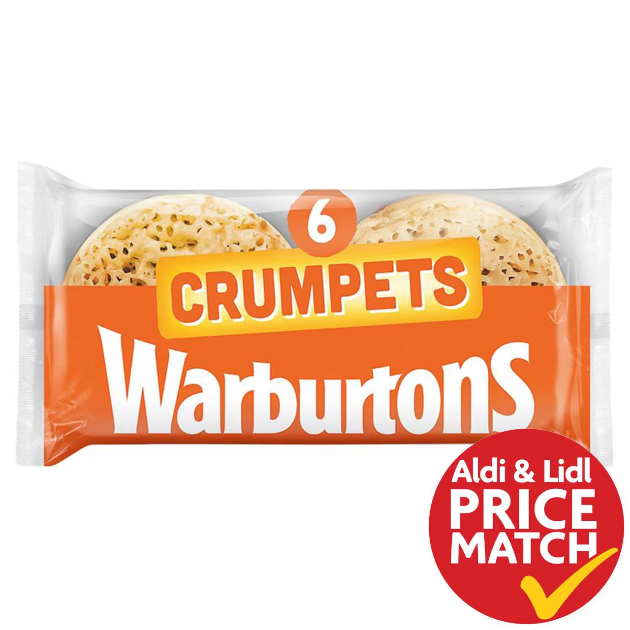 Warburtons 6 Crumpets