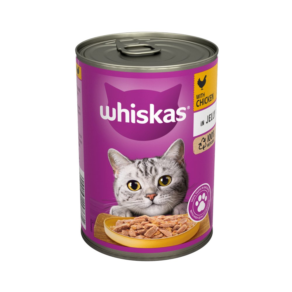 Whiskas Adult Wet Cat Food Tin 400g