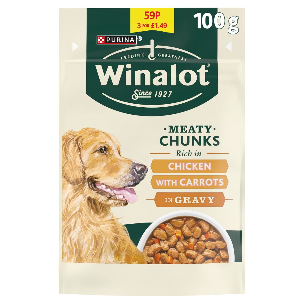 Winalot Chicken with carrot and Gravy 59p PM
