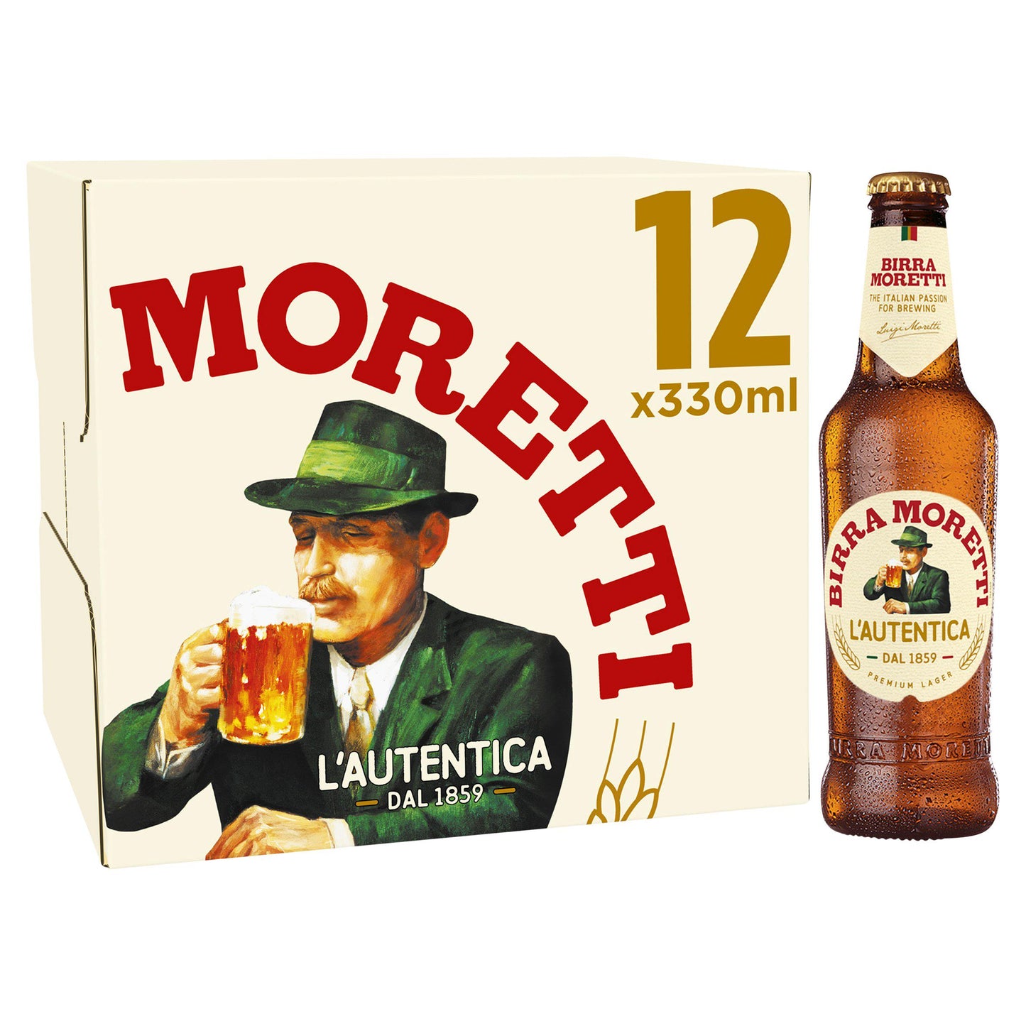 Birra Moretti Genuine Italian Premium Lager