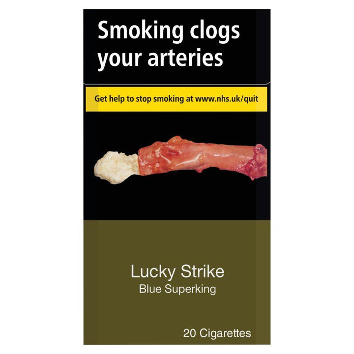 Lucky Strike cigarette - Blue Superking