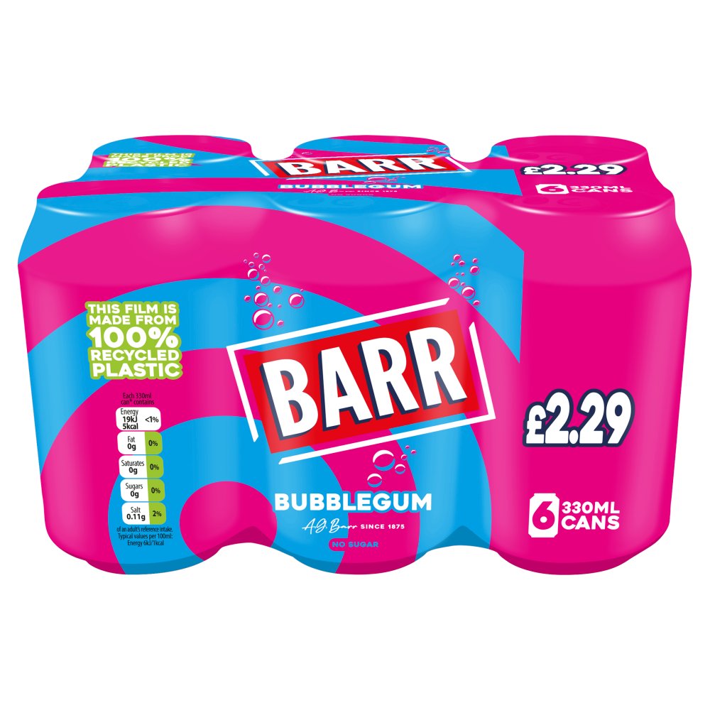 Barr Multipack Cans