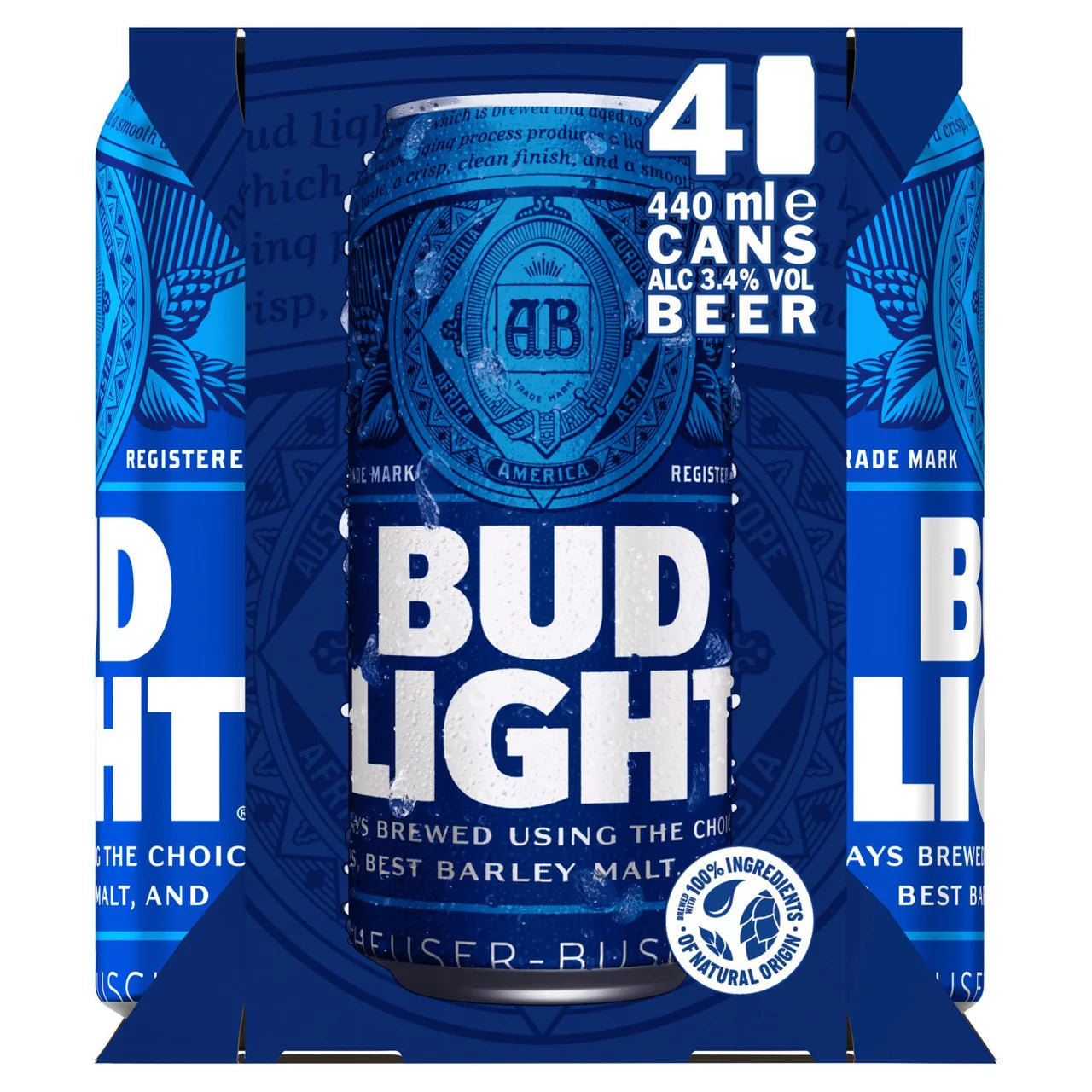 BudLight Beer 4 x 440ml