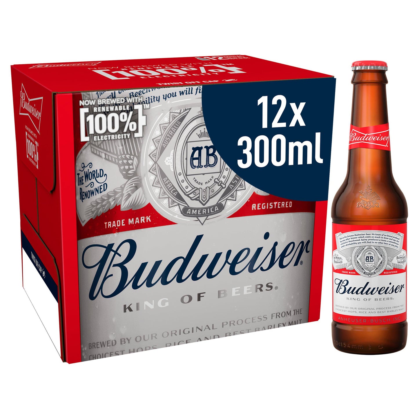 Budweiser Beer 12 bottles