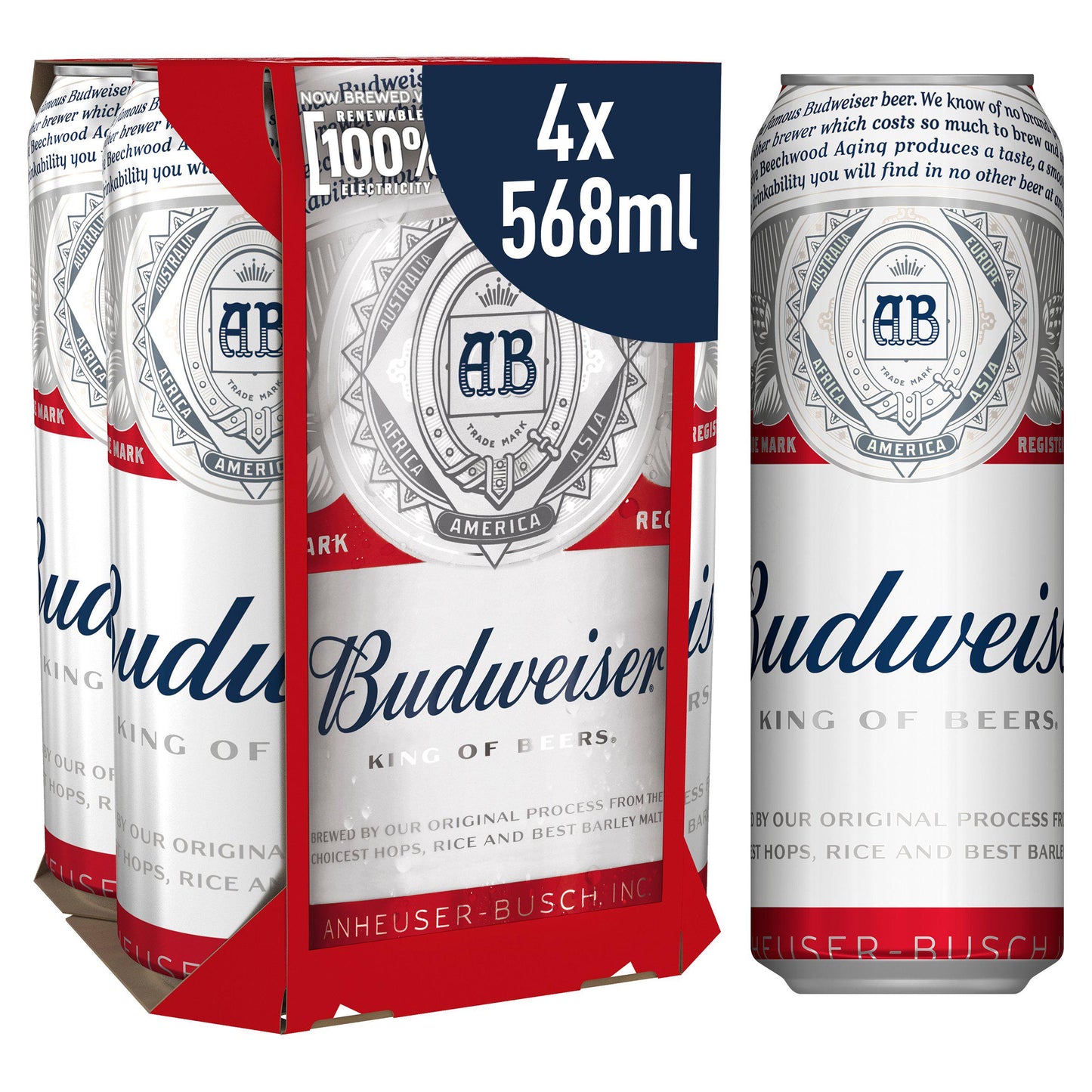 Budweiser Beer pint