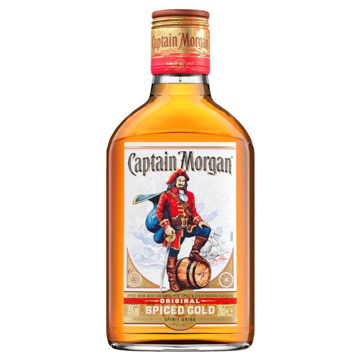 Captain Morgan Spiced Gold Rum Based Spirit Drink - 20Cl