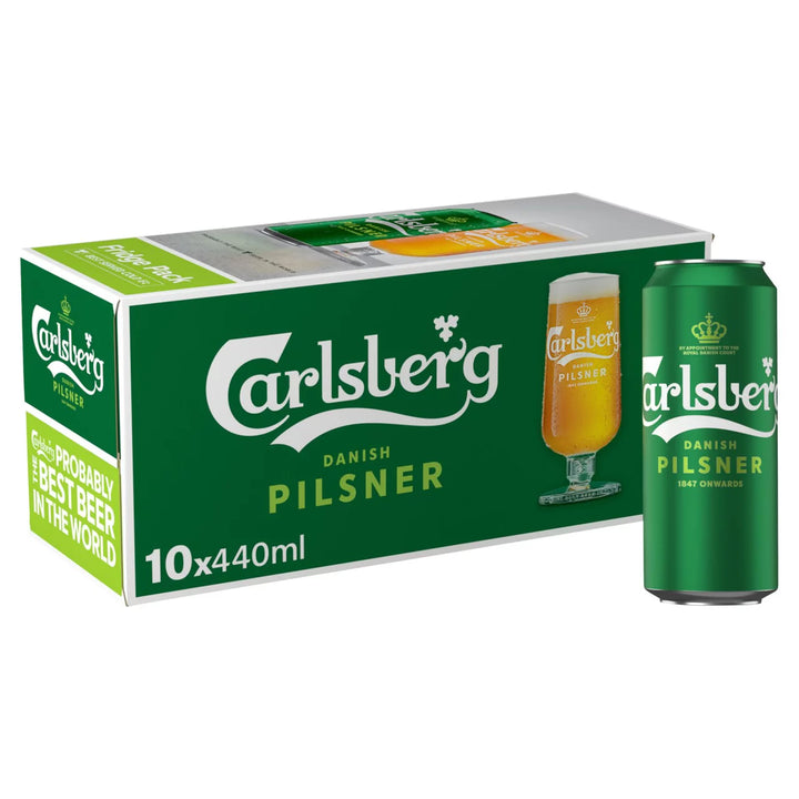 Carlsberg Danish Pilsner Lager Beer - 10 Pack