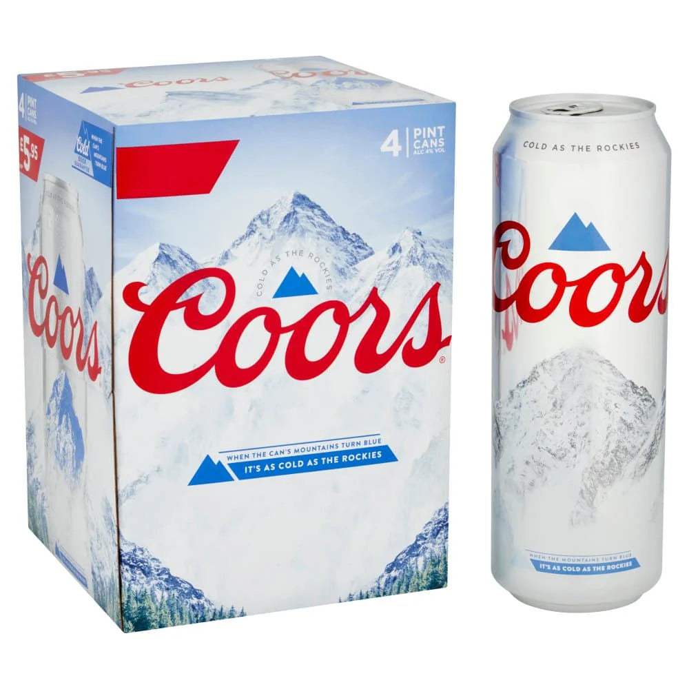 Coors Lager Beer Pint