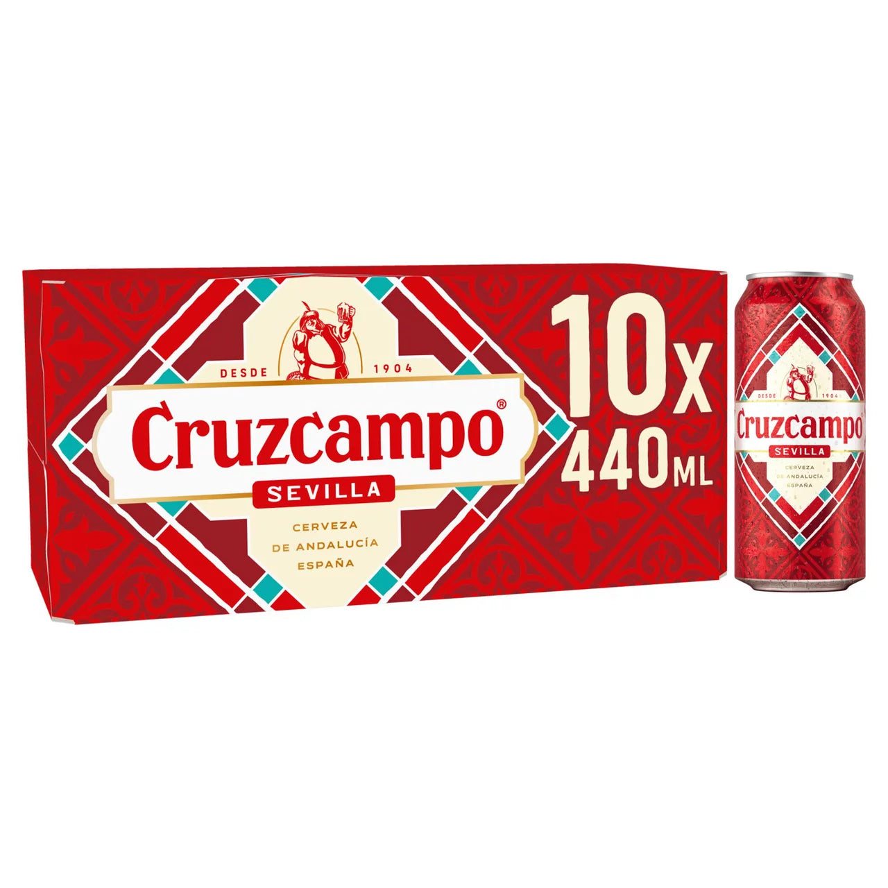 Cruzcampo Sevilla Lager Beer 10 CANS