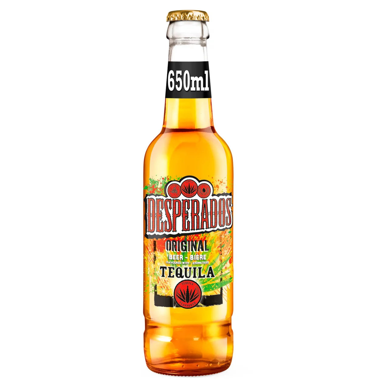 Desperados Tequila Flavoured Lager Beer Bottle