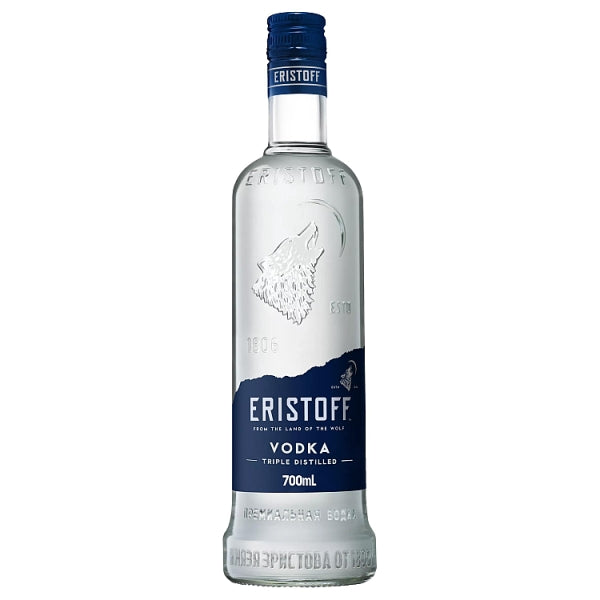 ERISTOFF Premium Vodka, 37.5% ABV, 70cl
