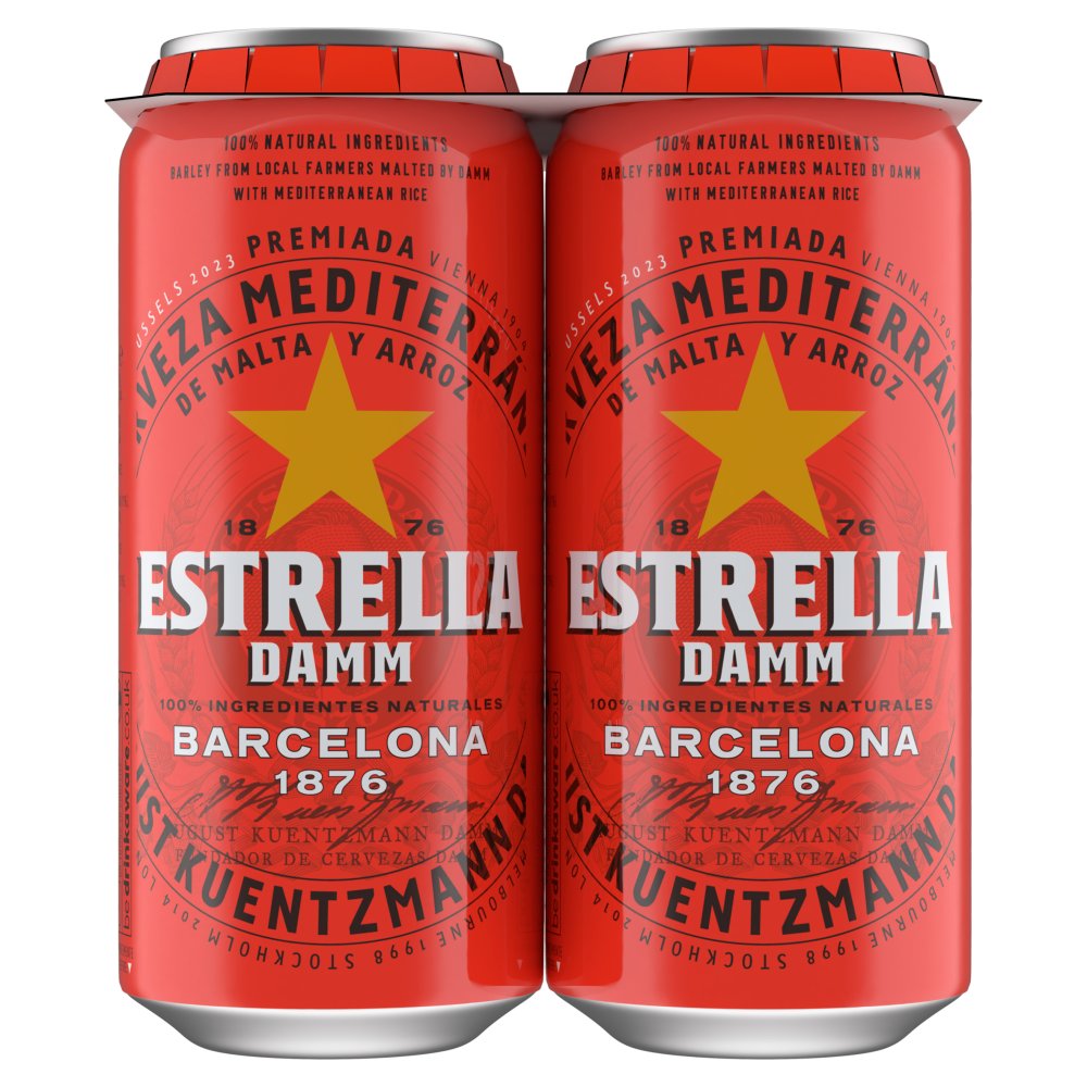 Estrella Damm Spanish Lager Beer