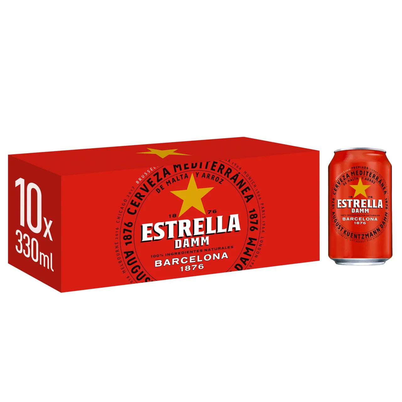 Estrella Damm Spanish Lager BeerCan