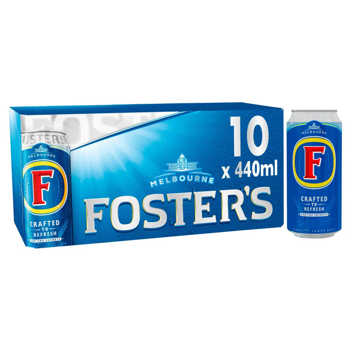 Foster's Lager Beer Can - 10 Pack