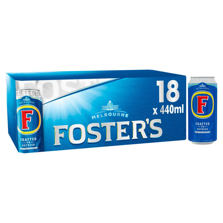Foster's Lager Beer Can - 18 Pack