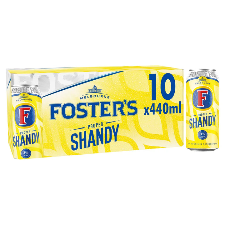 Foster's Lager Beer Can - 10 Foster Shandy