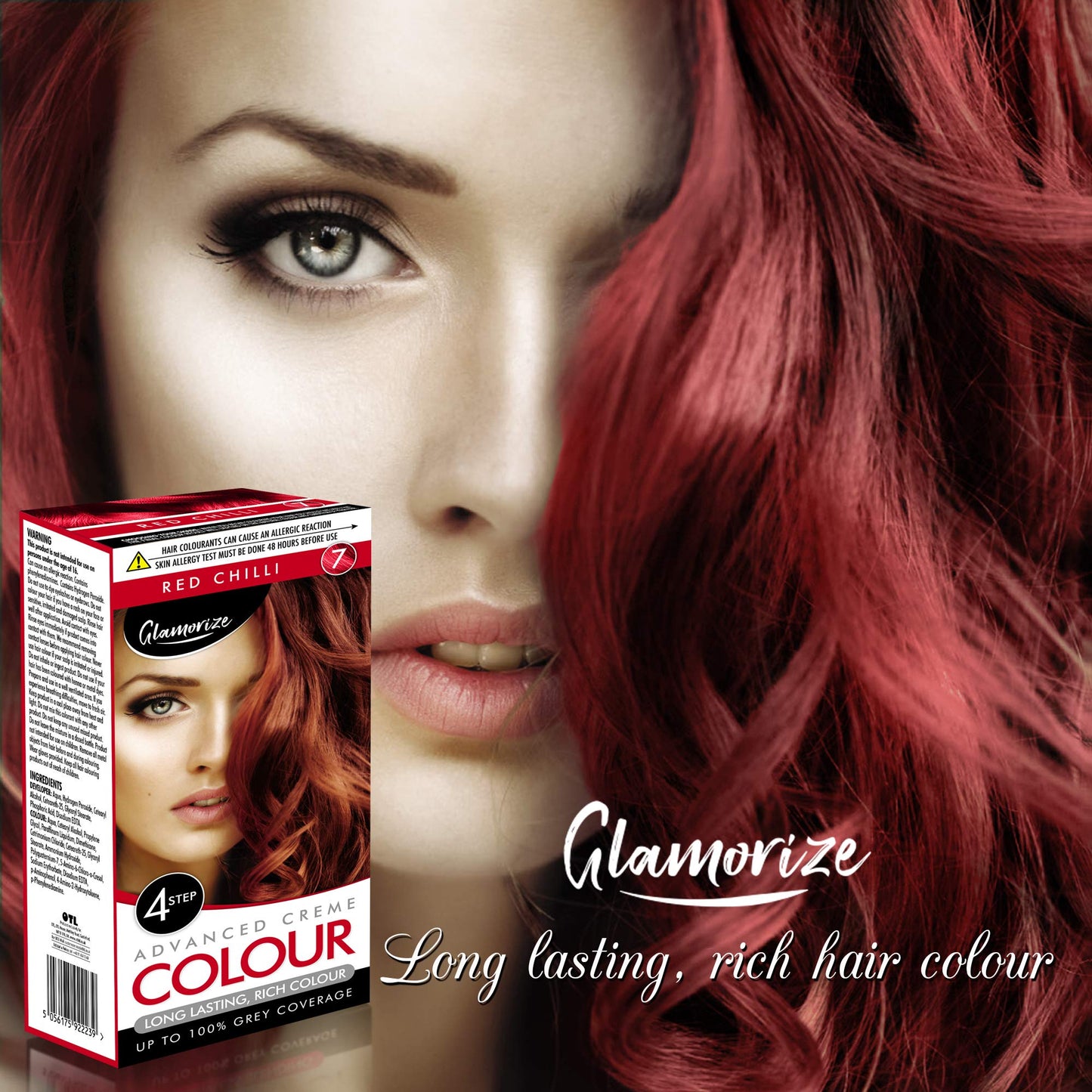 Glamorize Red Chilli Advanced Hair Colour