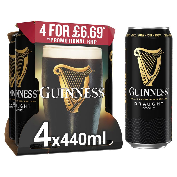 Guinness Draught In Can - 4x440ml