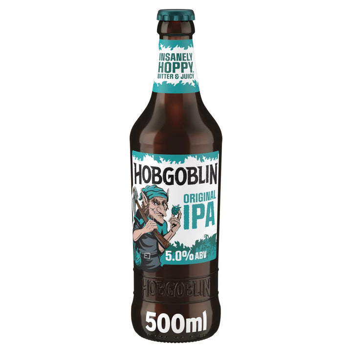 Hobgoblin Ale Beer 500ml Bottle - Hobgoblin IPA Ale Beer