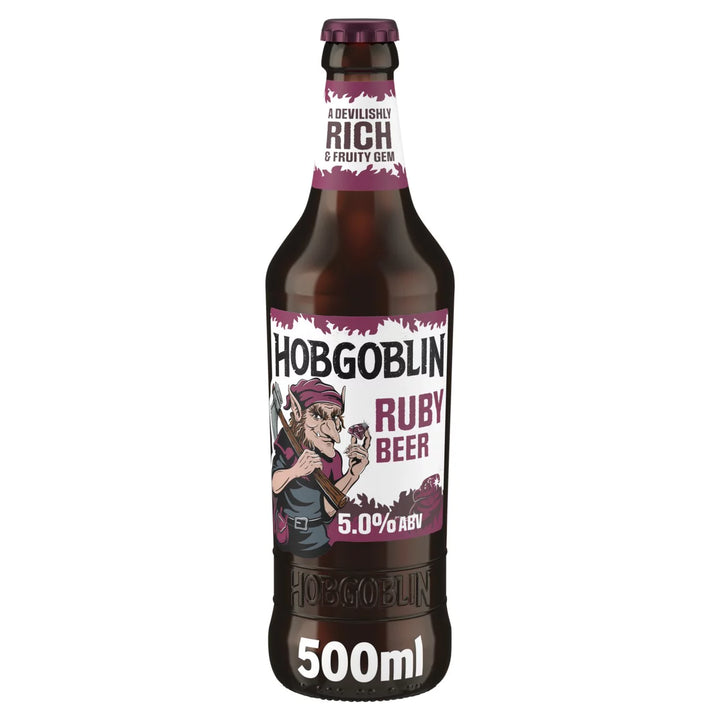 Hobgoblin Ale Beer 500ml Bottle - Hobgoblin Ruby Ale