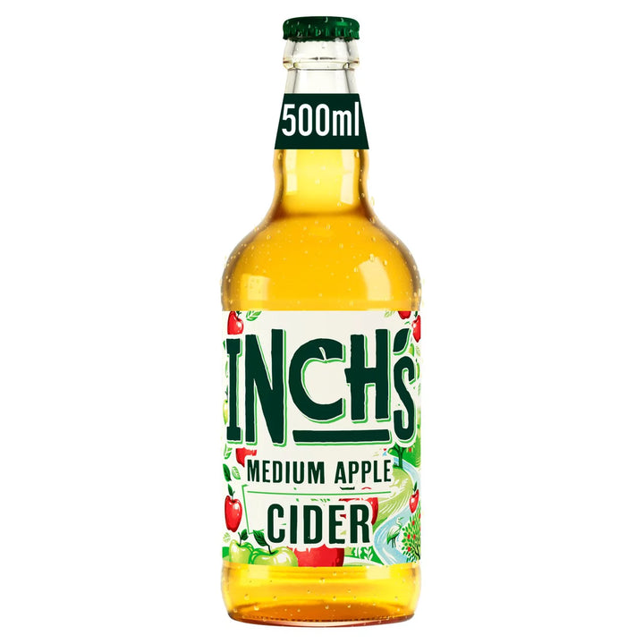 Inch's Medium Apple Cider - Inch cider 500ml Bottle
