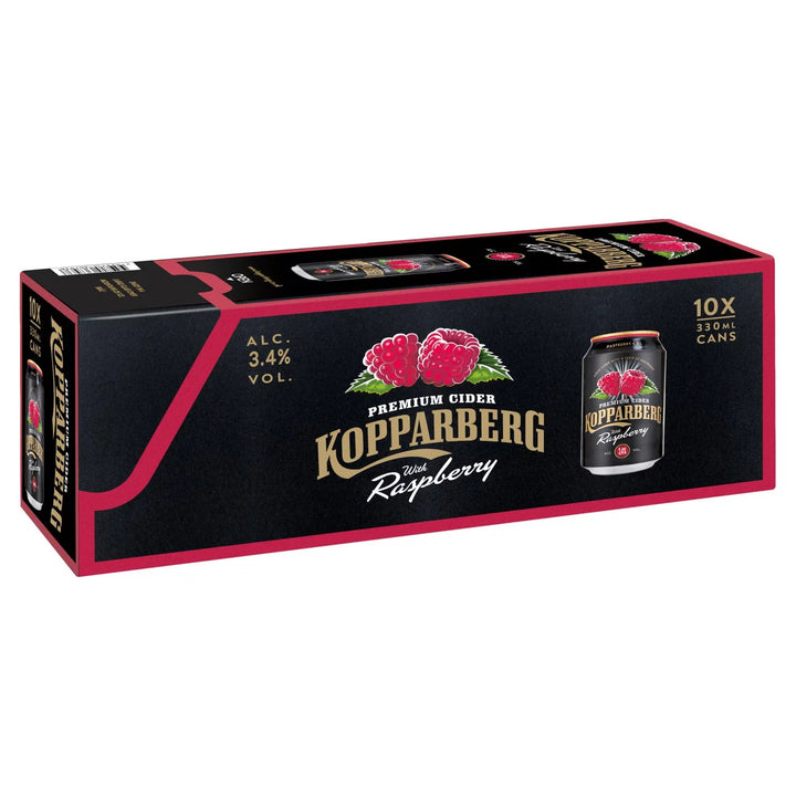 Kopparberg Premium Cider multipack 10cansciderpack KOPPABERG10PACK - Raspberry
