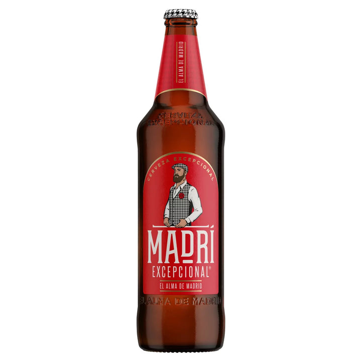 Madri Excepcional Premium Lager Beer 660ml Bottle