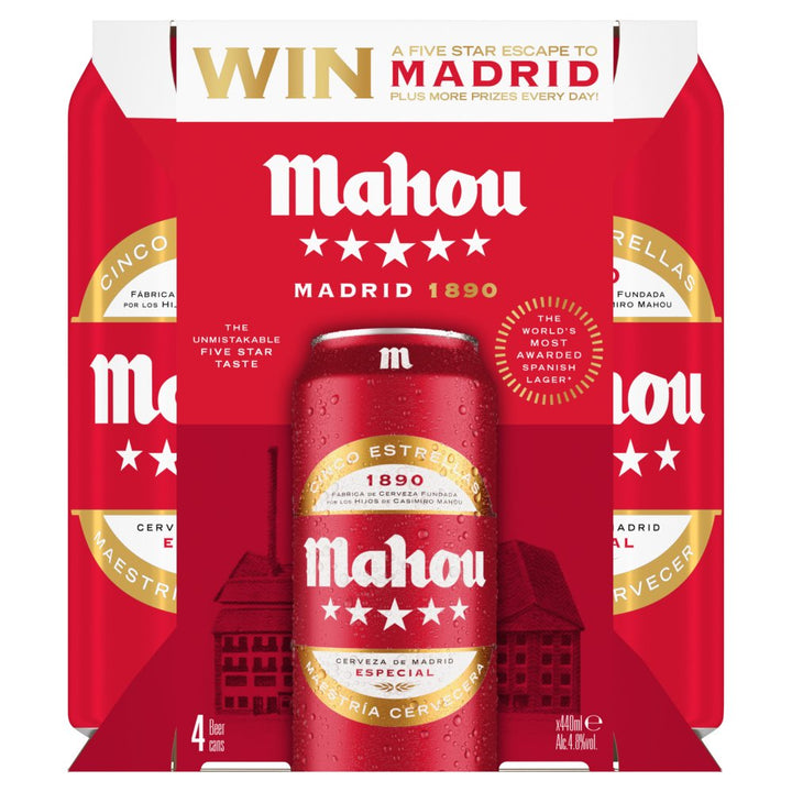 Mahou Beer - 4x440ml