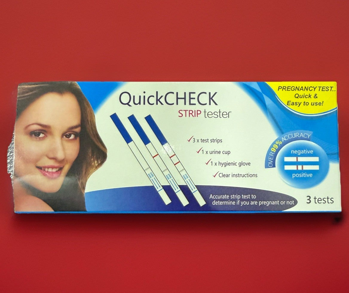 Pregnancy Test Kit X3 Quick Check PregnancyTestkit