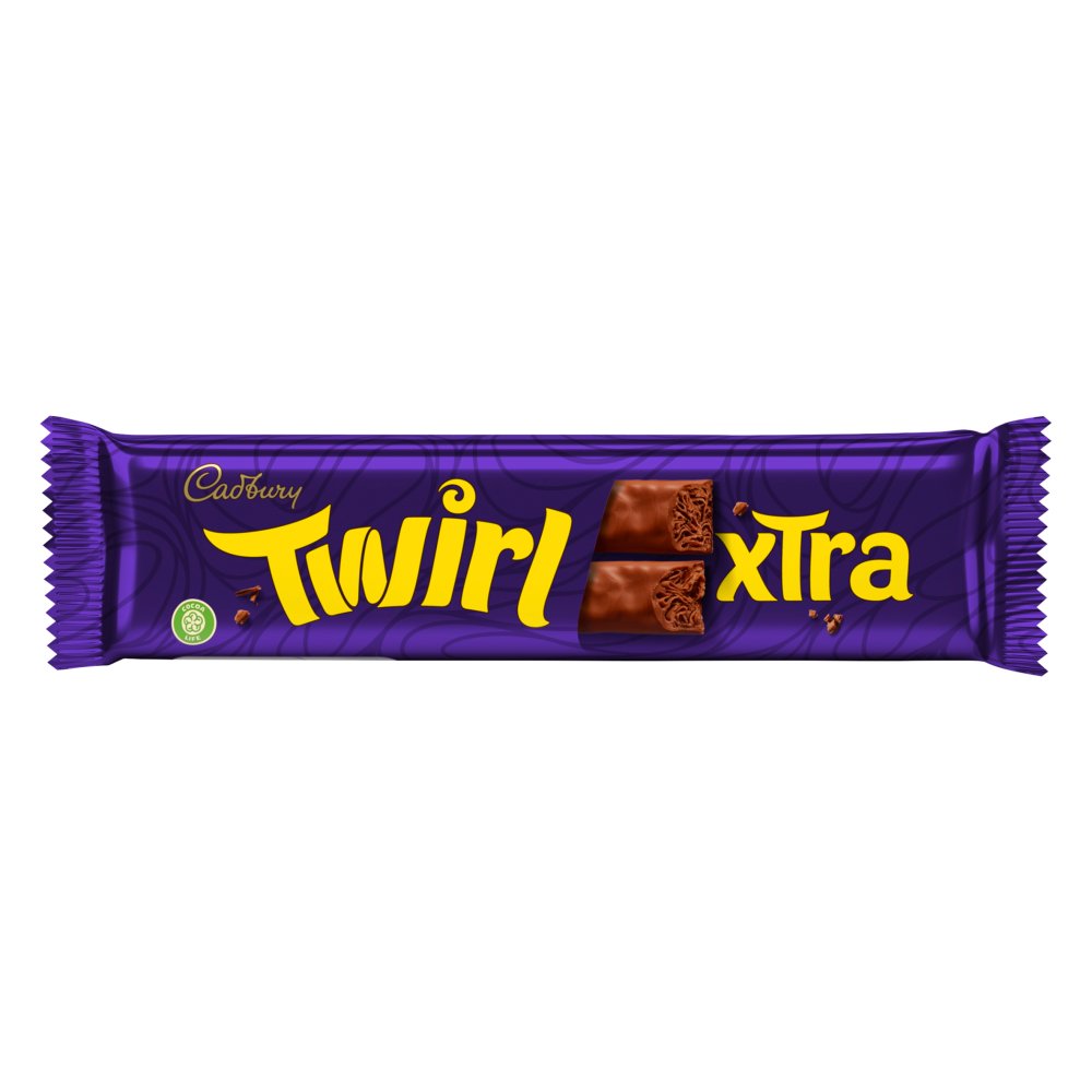 Cadbury Twirl Xtra Duo Chocolate Bar 54g
