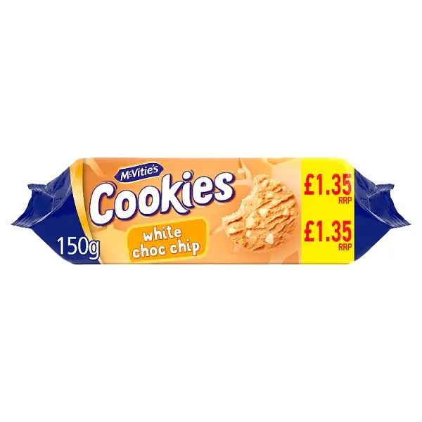 McVities Biscuits mcvitiescookies Cookies - Cookies White Choc chip 150g