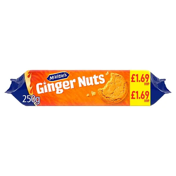 McVities Biscuits mcvitiescookies Cookies - Ginger Nuts 250g