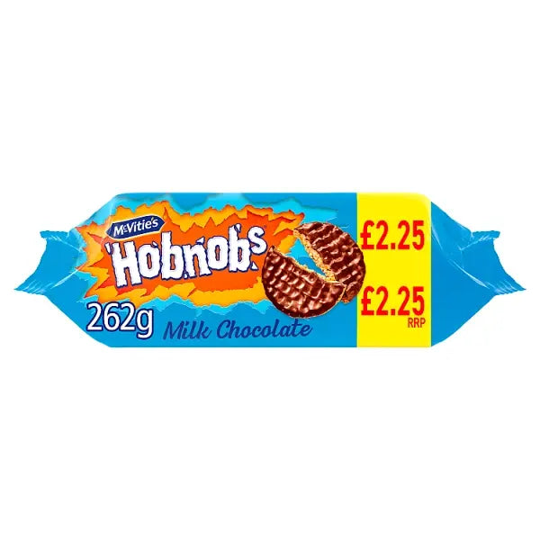 Mcvities Hobnob's The Oaty One mcvitieshobnobsoaty - Milk Chocolate 262g