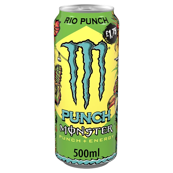 Monster Energy Drinks Rio Punch New 1.75PM