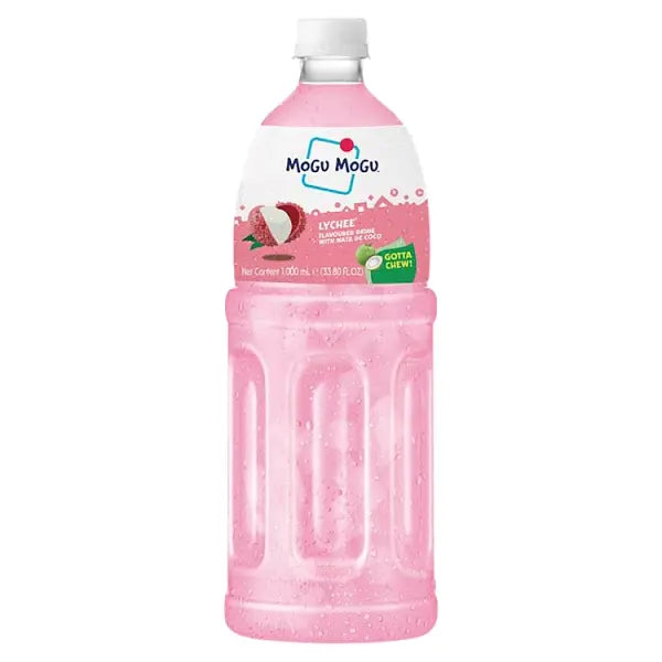 Mogu Mogu Drinks 1 Litre 1 Ltr Bottle mogumogu - Lychee