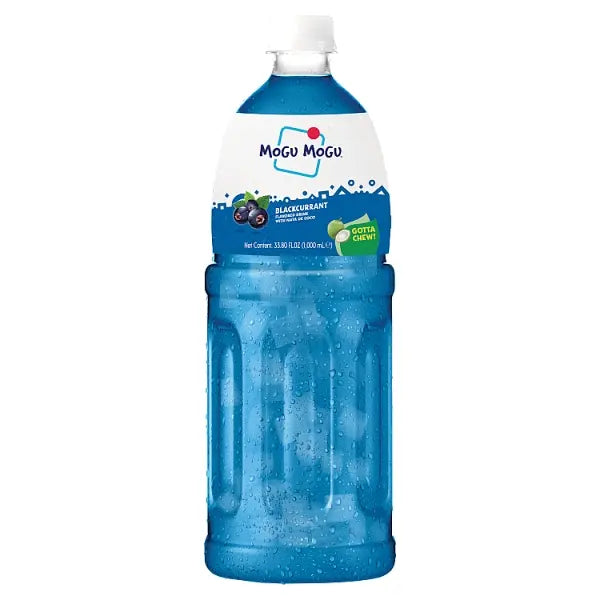 Mogu Mogu Drinks 1 Litre 1 Ltr Bottle mogumogu - Blackcurrant