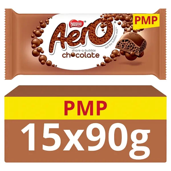 Aero Sharing Bar 90g PMP aerochocolatebar - Chocolate